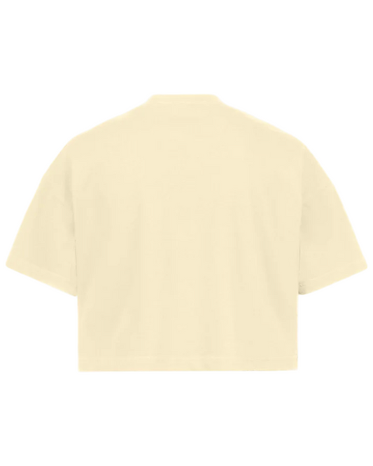 THE CROPPED SHIRT – CREAM