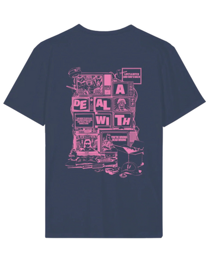 THE REGULAR SWEAT “LIVE” NAVY/PINK