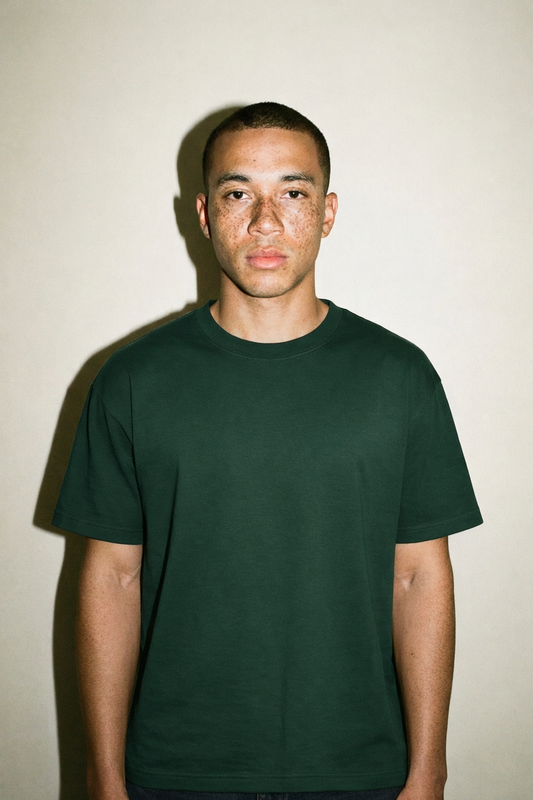 THE REGULAR T-SHIRT FORREST GREEN