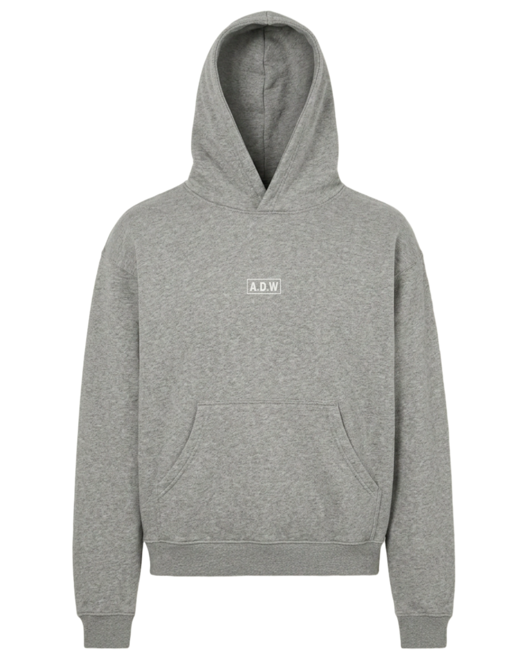 THE OVERSIZED ESSENTIAL HOODIE - HEATHER GREY