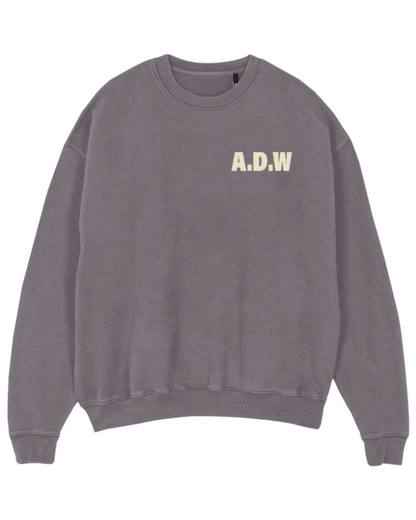 THE OVERSIZED SWEAT „BRUNNER“ FADED GREY