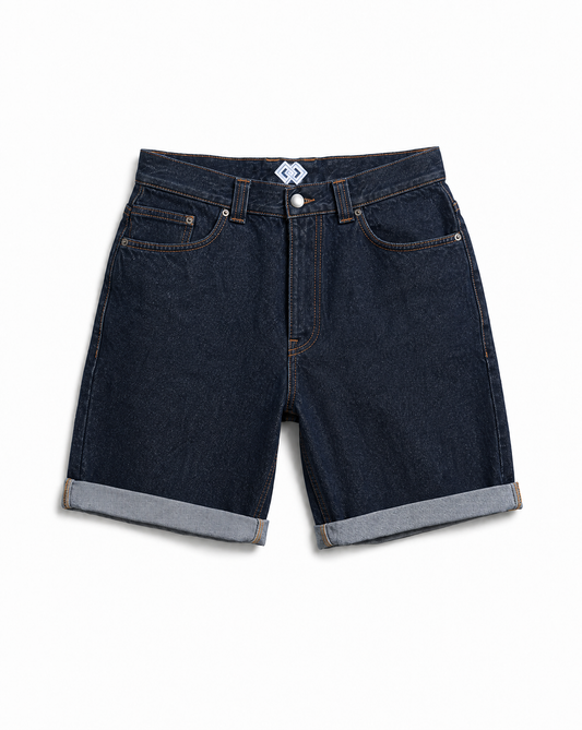 THE LOOSE FIT JORTS RAW DENIM
