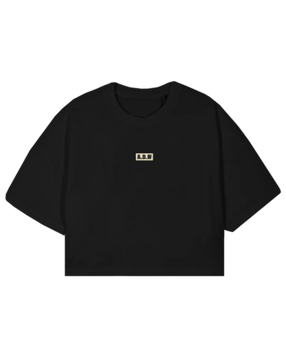 THE CROPPED BOXLOGO  – BLACK