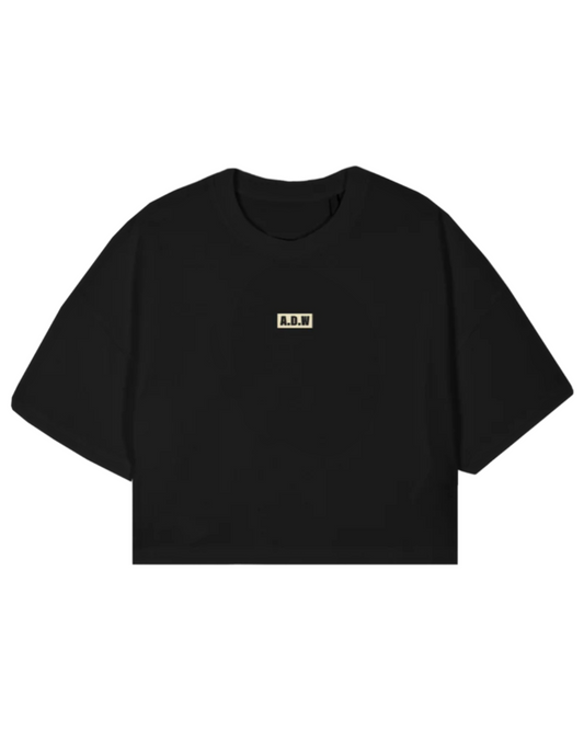 THE CROPPED BOXLOGO  – BLACK