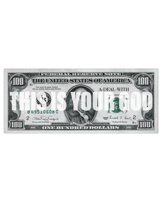 THE REGULAR T-SHIRT „THIS IS YOUR GOD“ LIGHT GREY