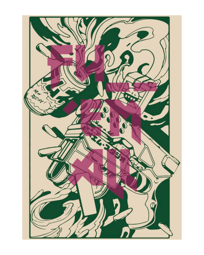 „BRUNNER“ ART PRINT – BG/GRN