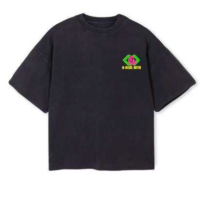 THE BOXY SHIRT „PALMER“  FADED BLACK