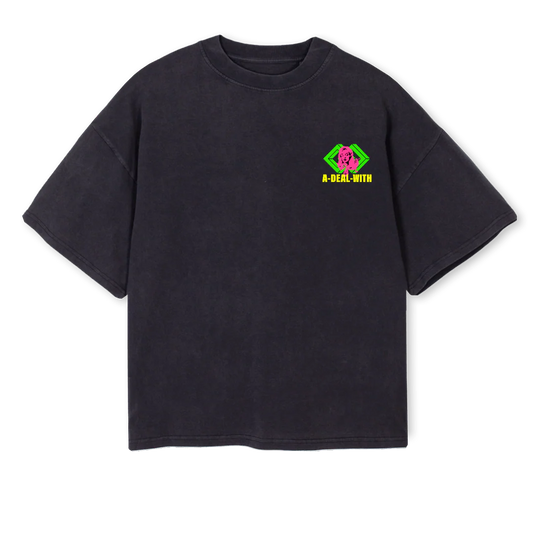 THE BOXY SHIRT „PALMER“  FADED BLACK