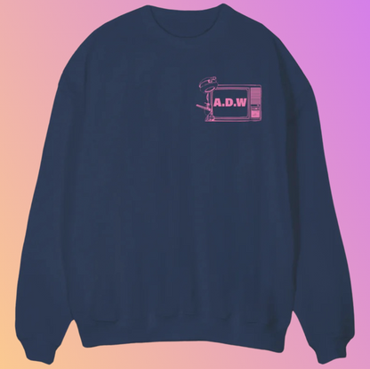 THE REGULAR SWEAT “LIVE” NAVY/PINK