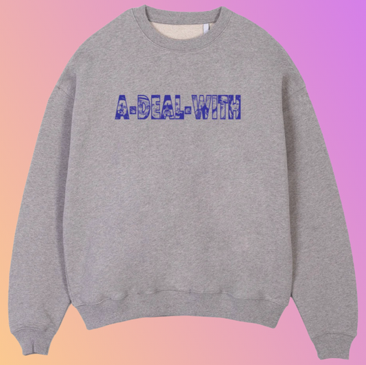 THE OVERSIZED SWEAT „LEBOWSKI“ HEATHER GREY