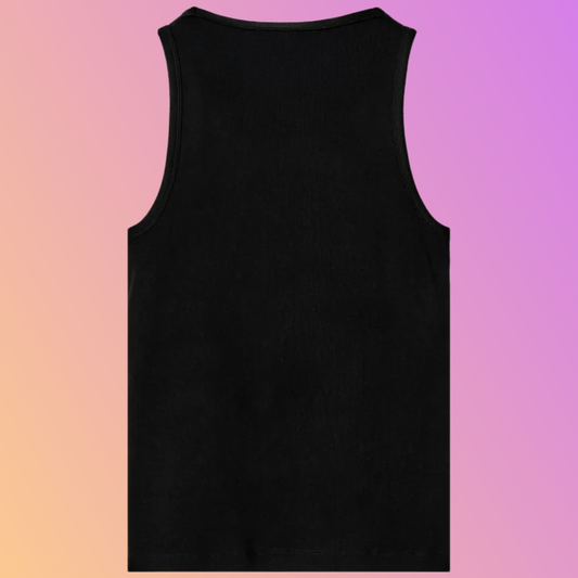 THE RIB TANK BLACK