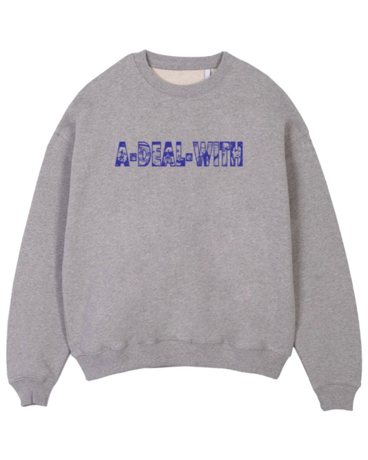 THE OVERSIZED SWEAT „LEBOWSKI“ HEATHER GREY